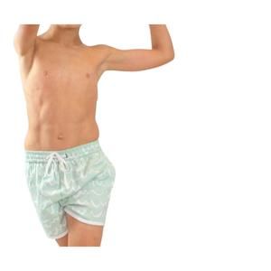 NEW DEAR GEORGIE sea short in wave seafoam